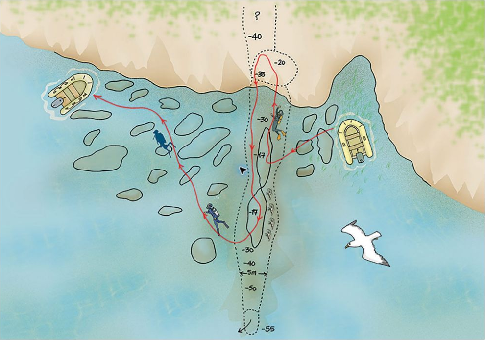 Kötü Burunlar Denizaltı Mağarası Dive Profile